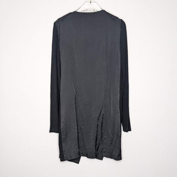 Kerisma Black Long Sleeve Cardigan Flowy Open Front - Picture 3 of 5